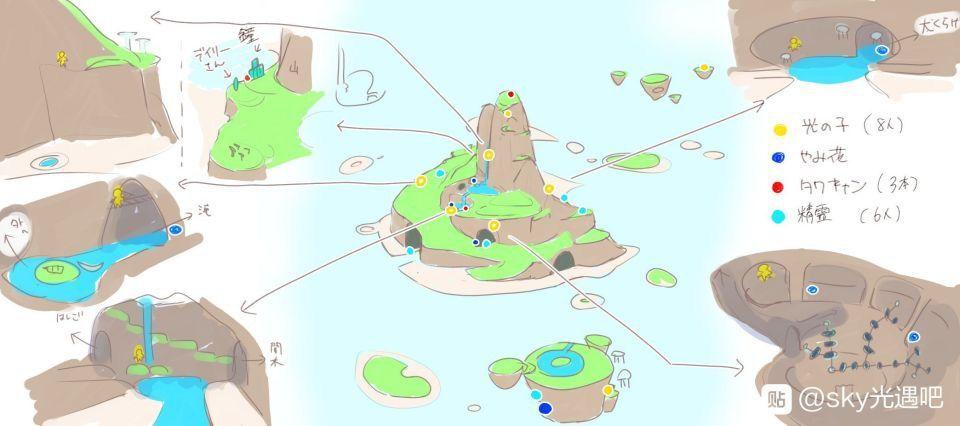 光遇圣岛季先祖兑换节点大全圣岛地图点位详解