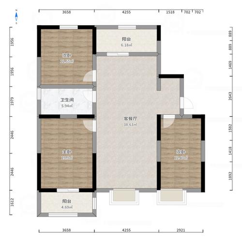 德州户型图 齐河阳光一品户型图            建筑面积:129m²