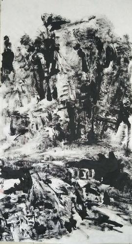 曹凤祥  太行精神   95x185cm