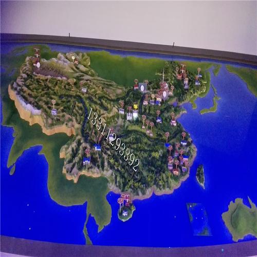 中国立体地形地图沙盘模型 地理教学地图 地形沙盘 定制 现货 $4000.