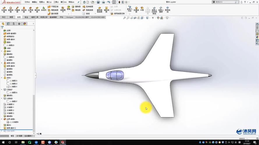 战斗机导弹的绘制