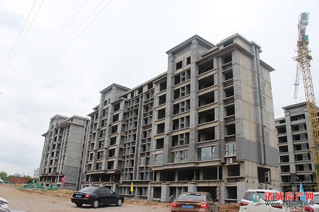 诸城大观·朴拙园内部施工持续进行中,准现房实景呈现