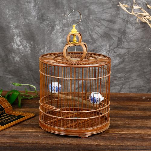 新品紫竹黄雀鸟笼绣眼笼贝子鸟笼芙蓉鸟笼金青鸟笼玉