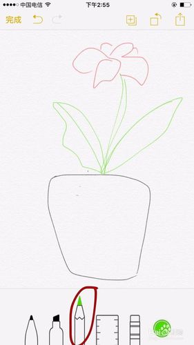 如何用苹果手机自带软件绘画