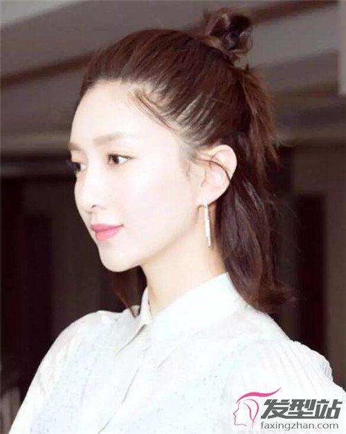 夏季扎什么发型好看 碎发丸子头清爽迷人