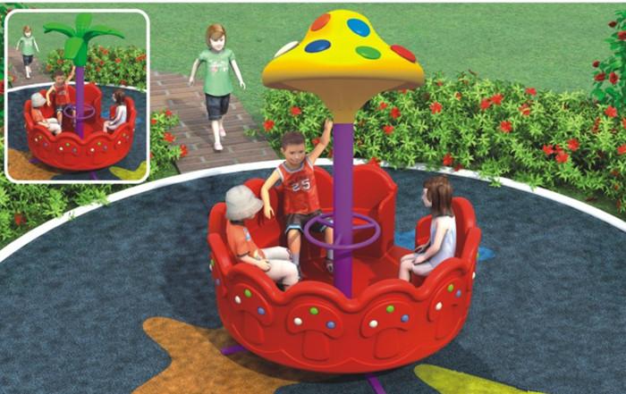 室外转椅儿童旋转椅