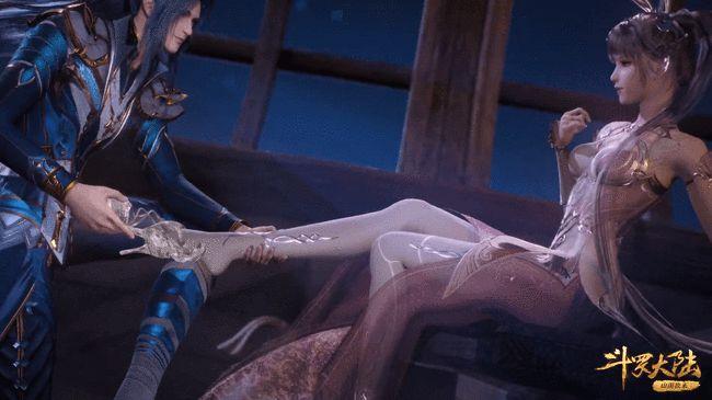 斗罗大陆唐三把小舞宠上了天还给小舞穿鞋网友换我也愿意