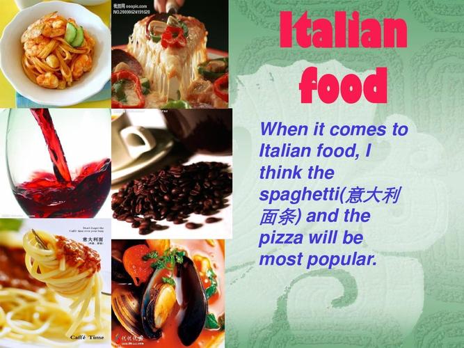 英语介绍各国传统美食ppt