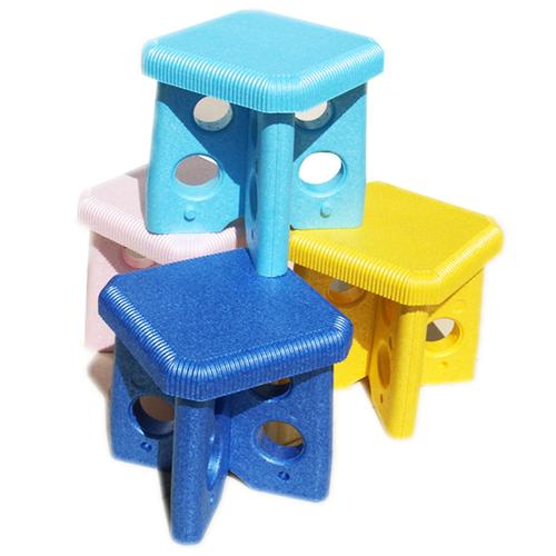 epp泡沫凳子三角凳幼儿园儿童早教游乐场所防摔防碰板凳桌椅套装