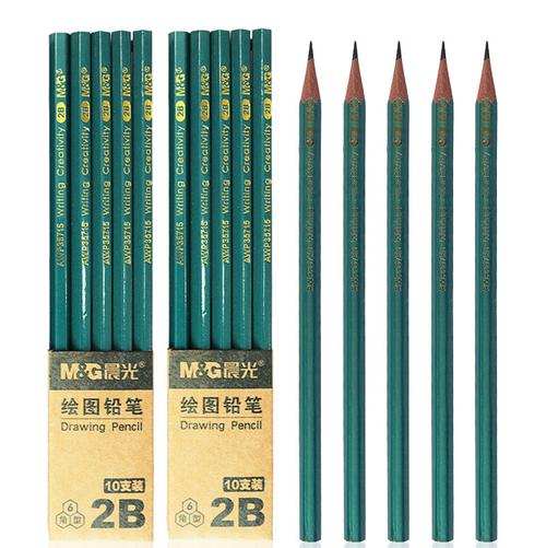 晨光小学生铅笔2比hb儿童幼儿园2b铅笔批发素描铅笔幼儿园无铅毒考试