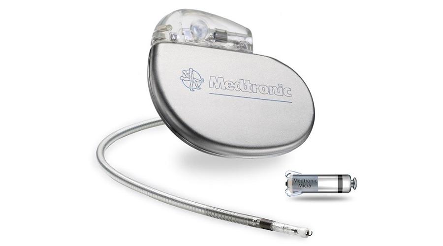 传统的心脏起搏器和美敦力最新开发的micra微型起搏器