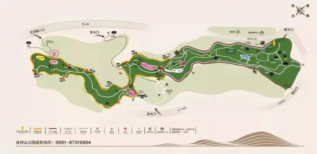 还贴心设有智能游览机,能一键帮你熟悉金鸡山公园的景点,第一次来的小