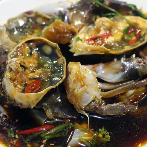 潮汕生腌海鲜即食醉青蟹生腌蟹白粥下饭配菜下酒菜罐装腌制水产