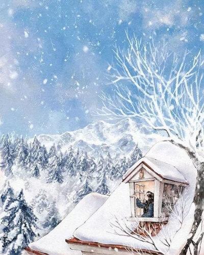窗含西岭千秋雪