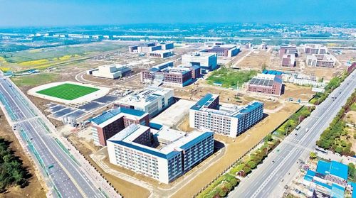 阜阳职业技术学院新校区即将启用|中安在线阜阳频道 