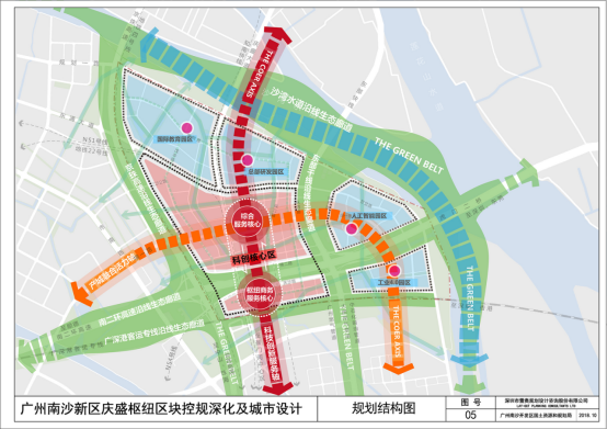 广州南沙新区庆盛枢纽区块控规深化及城市设计