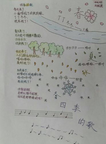 春夏秋冬是四位美丽的姑娘,她们是大自然的女儿,美的各有千秋,不知道