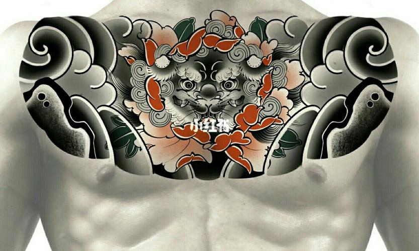 花胸纹身图案.胸前纹身_纹身_纹身手稿_美妆_彩妆_彩妆其他