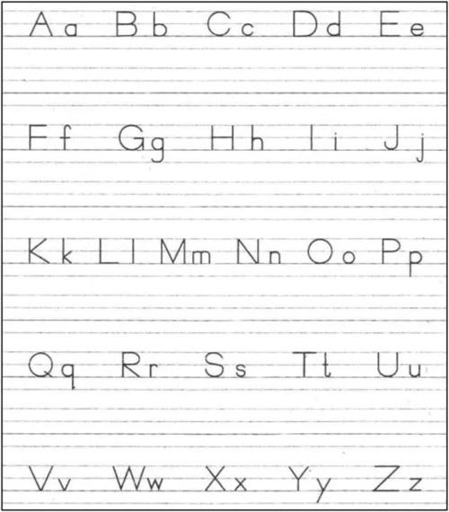 现在大部分学校要求宝宝们写棒棒体,看下面~!