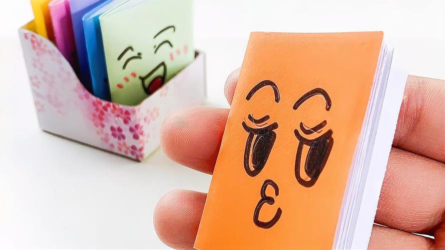 用一张纸做迷你小本子,能放在手心的笔记本,简单有趣又可爱