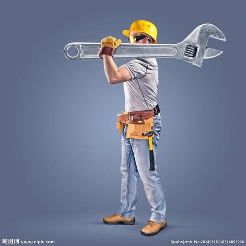 大扳手工人素材