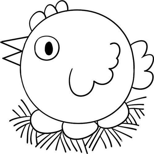 孵蛋的母鸡的简笔画怎么画孵蛋的母鸡简笔画图片大全