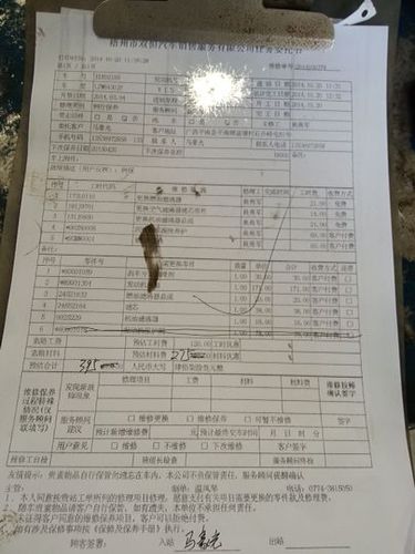 保养清单