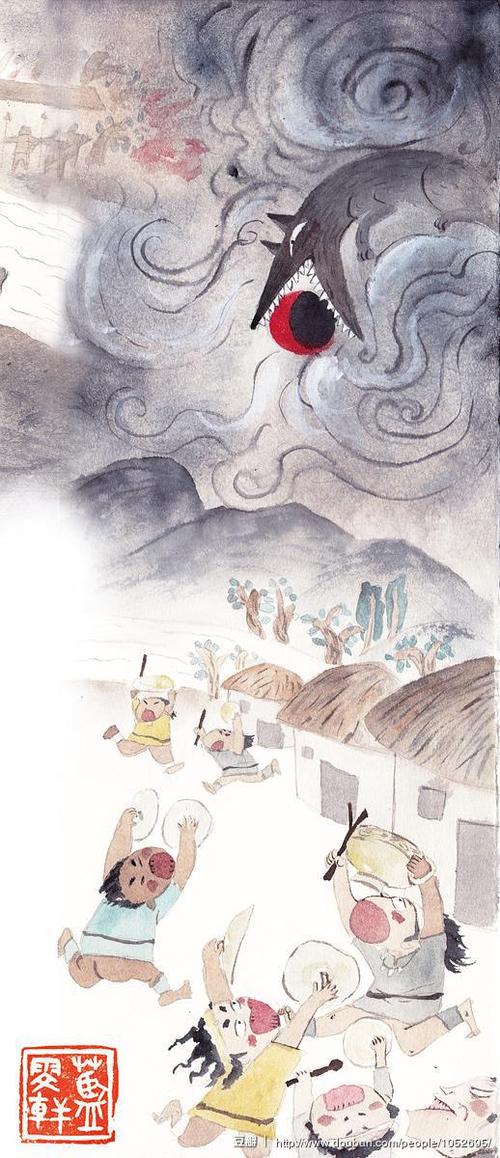 蓝雯轩的相册-历史儿童插画:先秦