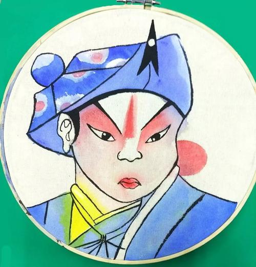 李庆柱▲学校:密云区第三小学作品名称:花旦作者:李欣蕊辅导老师:李庆