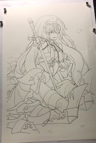 fgo 的第一个五星英灵 为你来个手绘