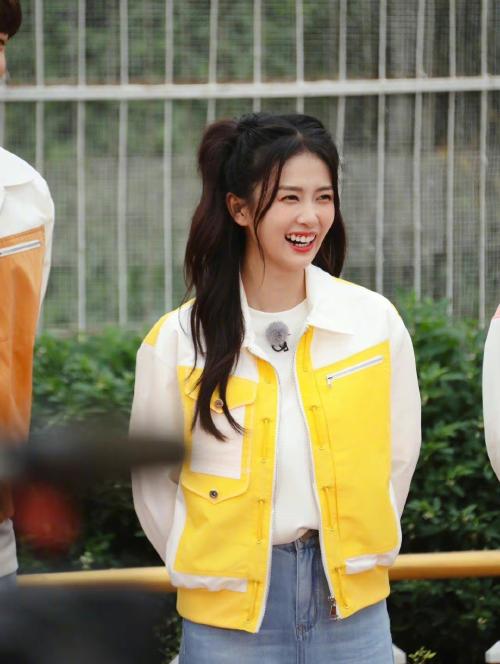 元气满满的白鹿大笑好甜不做作的女生太圈粉了