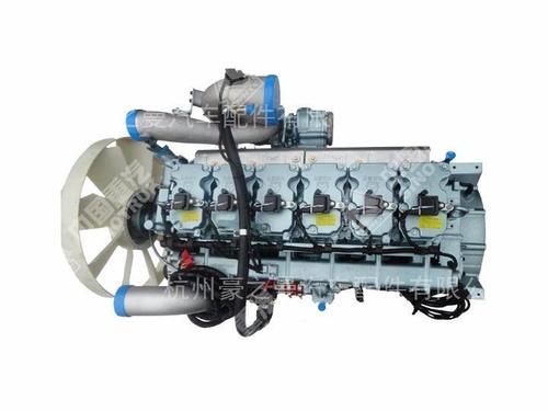 中国重汽 t12.38-50 豪沃mt/国五/lng天然气发动机/后取力