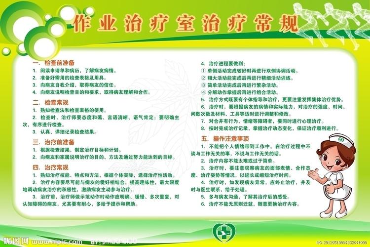 作业治疗室治疗常规图片