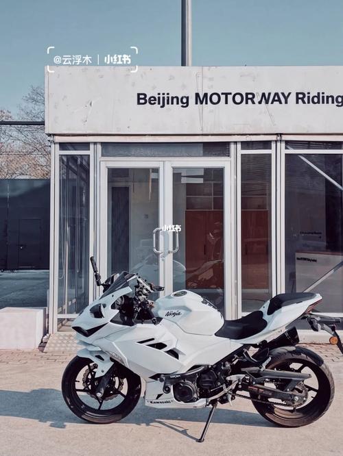 川崎白色ninja400|机车摄影_摄影_机车_北京攻略_川崎
