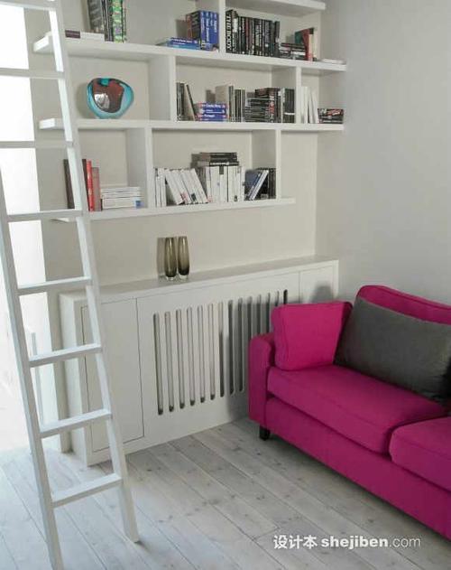 二手老旧房客厅明装暖气片隐藏隐形罩安装设计图片