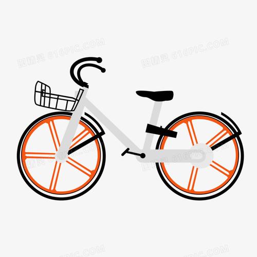 卡通手绘红色共享单车元素图片免费下载_png素材_编号158ix4myy_图
