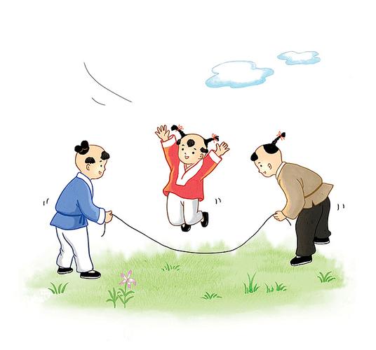 古代小孩嬉戏图