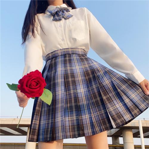 泷岛海jk制服全套格裙日正版学生学院高腰百褶裙学生校服