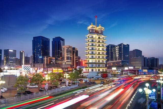 郑州市二七纪念塔夜景