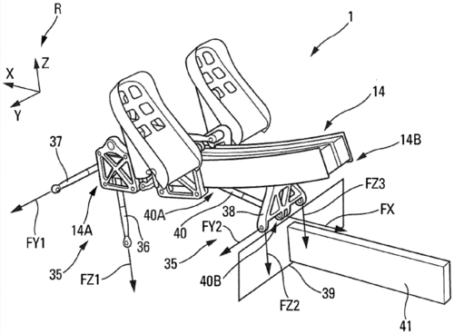 用于航空器的曲线型方向舵脚蹬和包括该曲线型方向舵脚蹬的航空器制造