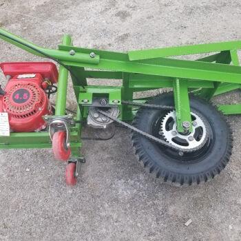 鑫邕将汽油农用独轮车鸡公车机动独轮车农用机动手推车山地工地转平衡