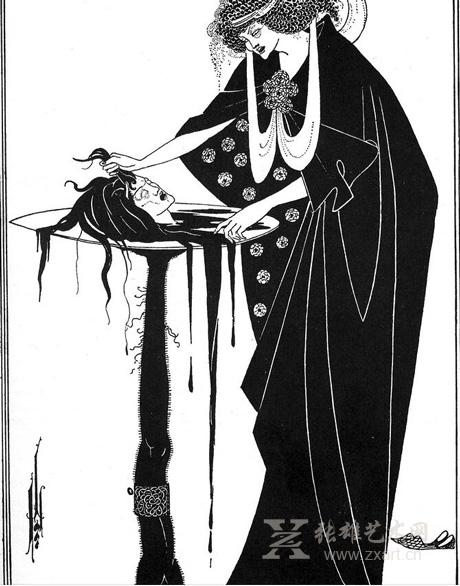 比亚兹莱和蕗谷虹儿画中别样的鲁迅