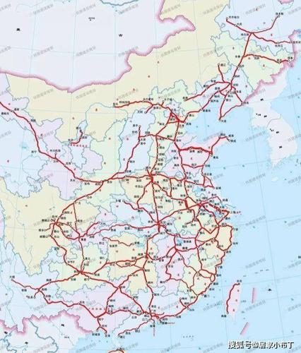 未来三年中国高速铁路网格局图2022年高铁通车里程将达3.5万公里