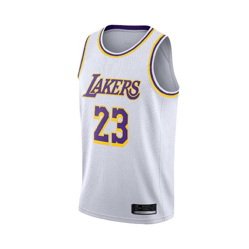 湖人队23号詹姆斯球衣科比篮球服定制男女学生情侣宽松背心外穿潮视频