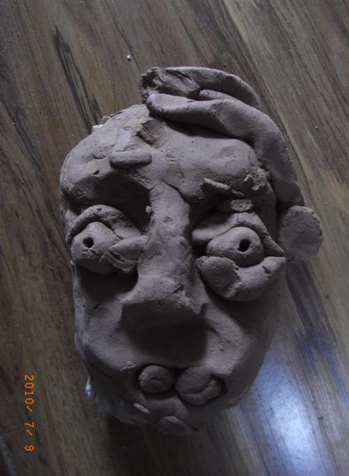 陶泥作品---面具
