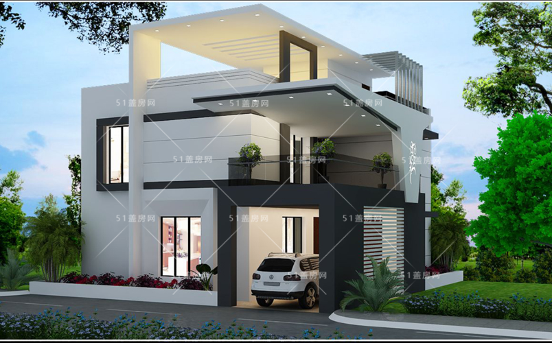 10款现代别墅外观效果图,2021年最新设计,款款新颖时尚