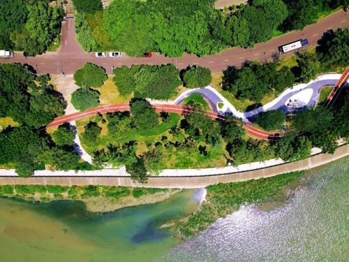 公司承建的成都锦江绿道多项子工程通过交工验收