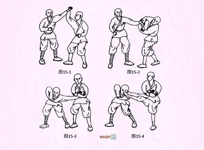 少林擒踢连环格斗秘招(中),擒拿与腿法组合搏击招式,实用简单
