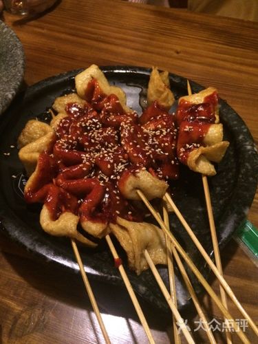 火辣鱼饼串