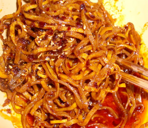麻辣豆腐干丝